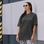 Camiseta oversize con efecto desgastado