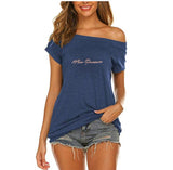 Women's Off The Shoulder Short-sleeve Top