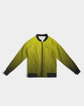 Desgraded Yellow-Black Women's Bomber Jacket LMG