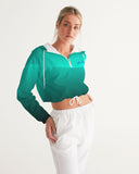 Desgraded AQUA Women's Cropped Windbreaker LMG