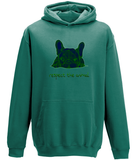 College Hoodie LMG, Model Respect the animal