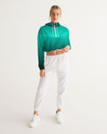 Desgraded AQUA Women's Cropped Windbreaker LMG