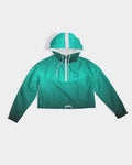 Desgraded AQUA Women's Cropped Windbreaker LMG