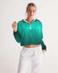 Desgraded AQUA Women's Cropped Windbreaker LMG