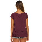 Women's Off The Shoulder Short-sleeve Top