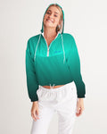 Desgraded AQUA Women's Cropped Windbreaker LMG