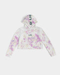 Modelo Flowers Women's Cropped Hoodie