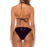 Two-piece Swimsuit Triangle Bikini LMG NP purple neon