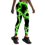 Leggings Fitness LMG NP, Modelo Green Neon 21