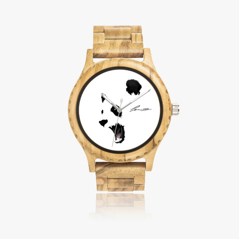 Italian Olive Lumber Wooden Watch Firma LMG NP 2021