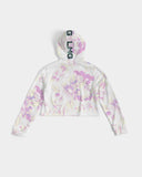 Modelo Flowers Women's Cropped Hoodie