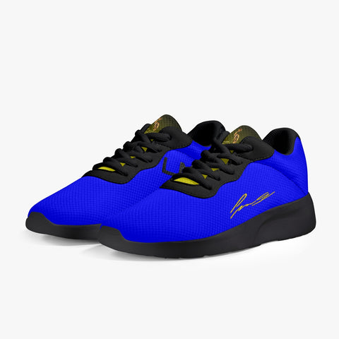 Lifestyle Mesh Running Shoes - Black&Blue Firma LMG NP21