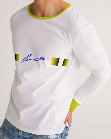 Desgraded Yellow-Black Men's Long Sleeve Tee LMG