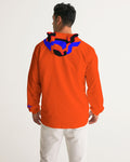 Orange flurs Men's Windbreaker