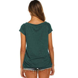 Women's Off The Shoulder Short-sleeve Top