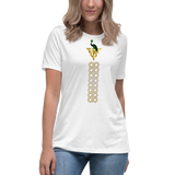 Camiseta suelta mujer LMG, Modelo Arabic-Gold