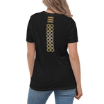 Camiseta suelta mujer LMG, Modelo Arabic-Gold