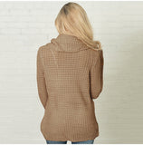 LMG..New Autumn Winter Women Long Sleeve Sweater Scarf Collar