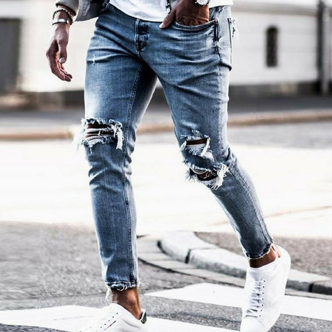 New COLLECTION 2020..Skinny Jeans men Streetwear