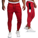 Winter Warm Fleece Sweatpants Men's Track Pants Elastic Casual