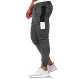 Winter Warm Fleece Sweatpants Men's Track Pants Elastic Casual