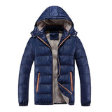 NEW 2020 LMG..Men Jacket Fashion Cotton Thermal Thick Parkas Male