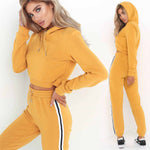 Tracksuit 2pcs Women Set Hoodies